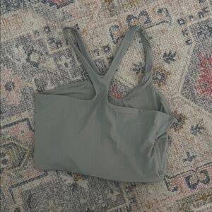 Lululemon Light Sage Green Sports Bra Tank Top